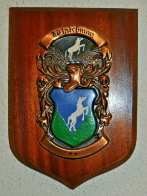 Wächter Familie Plakette Schild Wappen Wappen