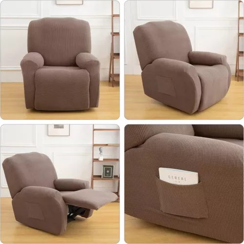 Elastischer Relaxsessel 1-Sitzer Sofa Bezug Schoner Liegesessel Bezug Schoner - Bild 12 von 56