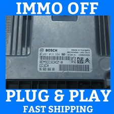 PLUG &PLAY PEUGEOT / CITROEN ENGINE ECU 0281013334 9666986680 IMMO OFF UNLOCKED