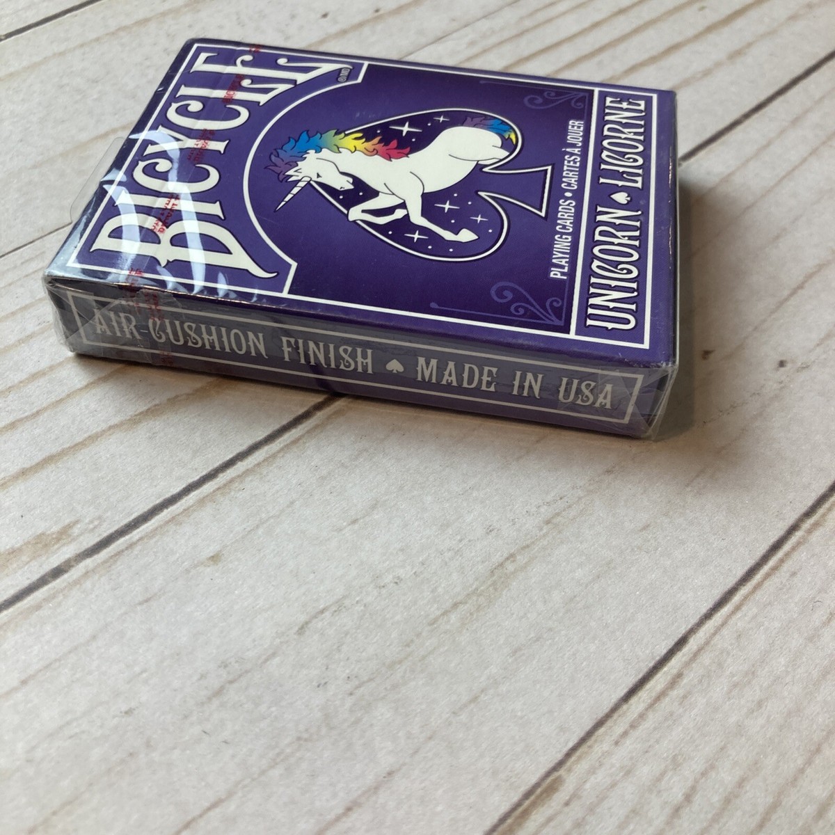 2018 Dated Bicycle Limited Edition Unicorn Rainbow Playing Cards