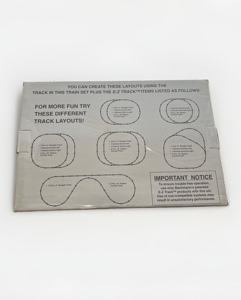 Bachman Challenger HO Scale Electronic Train Set EZ Track System