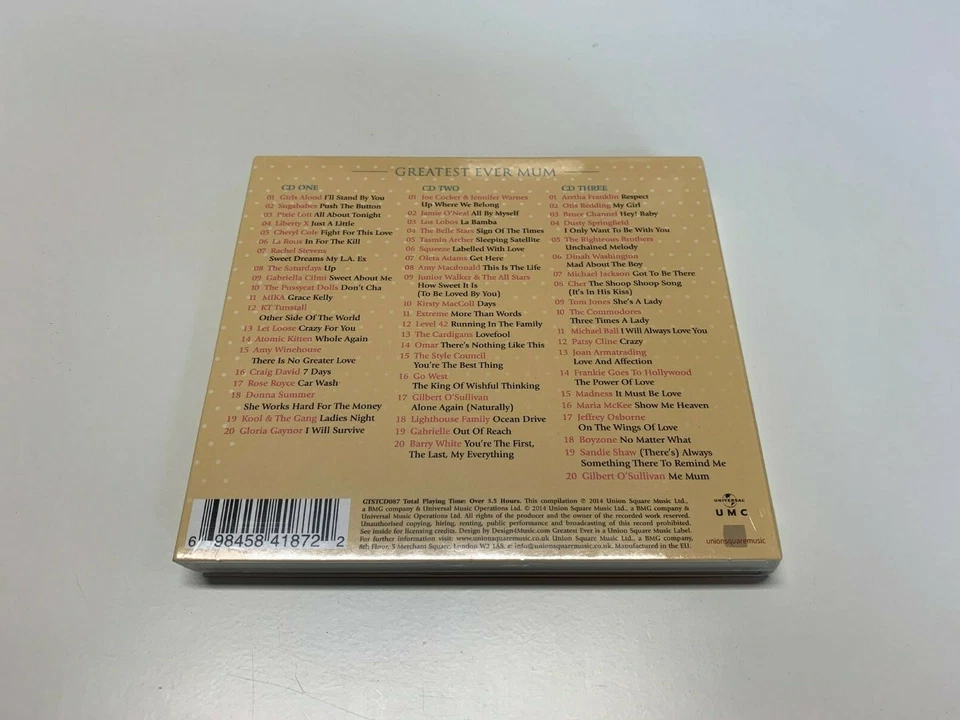 Various – Greatest Ever Mum - 3 CD´s>Level 42,Mika,Barry White,Michael Jackson.. - Bild 2 von 2