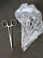 Hemostat clamps/forceps surgical 5" Straight lot of 10 h 