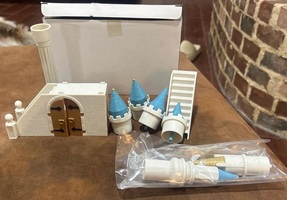 Castillo de Cenicienta Walt Disney vintage/retirado se ilumina nuevo sin caja Foto 3 de 4