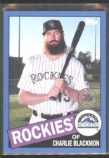 2020 Topps 1985 35th Anniversary (Series 2) Blue Charlie Blackmon #85TB-17
