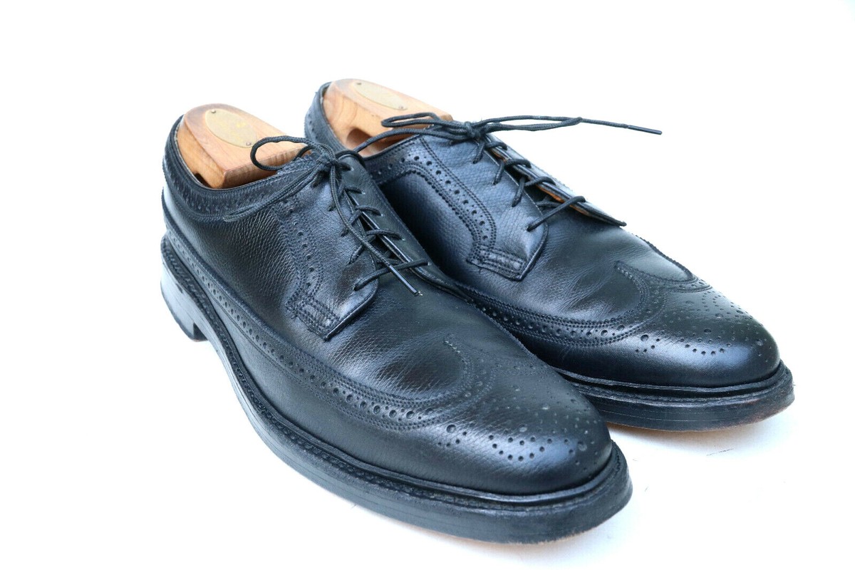 Florsheim Royal Imperial 5 Nail Kenmoor Pebbled Leather Long Wingtip 96624 9.5A View 6