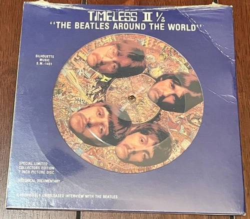 *NEW* THE BEATLES Timeless II 1/2 Around the World 7" PICTURE DISC Interview
