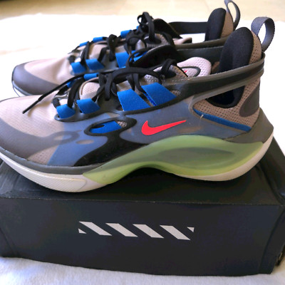 Nike D/MS/X Signal Running Shoes Mens 11 Pumice Green Blue Grey AT5303-200 NEW