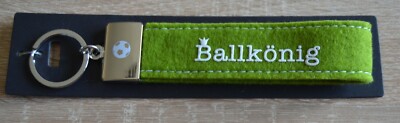 Depesche felt keychain, ''BALL KING'', new