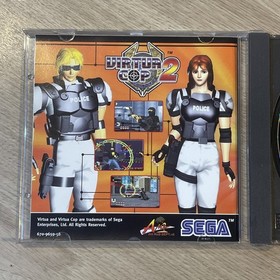 Virtua Cop 2 SEGA Saturn Game & Logic3 PS2 Predator Light Gun Tested & Working