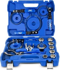 14 Piece Oil Filter Wrench Set, Organized in Storage Case | 7pcs 24-38mm, 64mm O