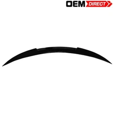 Fits 21-24 Tesla Model S IK Style Trunk Spoiler Wing Lip Decklid Gloss Black ABS