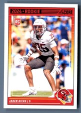 2024 Score - Jaden Hicks RC Base #362 Kansas City Chiefs