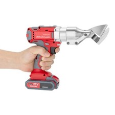 Cordless Electric Tin Snips &ndash; 21V Metal Sheet Shear Cutter, 2 Batteries Included