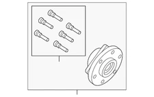 Genuine Nissan Value Advantage™ HUB ASSY FRONT D0202-EZ30JNW