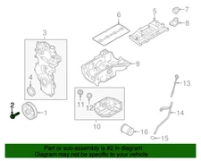 New Genuine Nissan Bolt-Crank Puly OE 12309EN20A