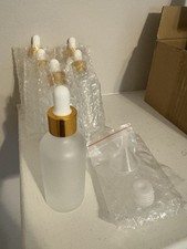 6 Count 50 ml glass Droppers w/ Funnel