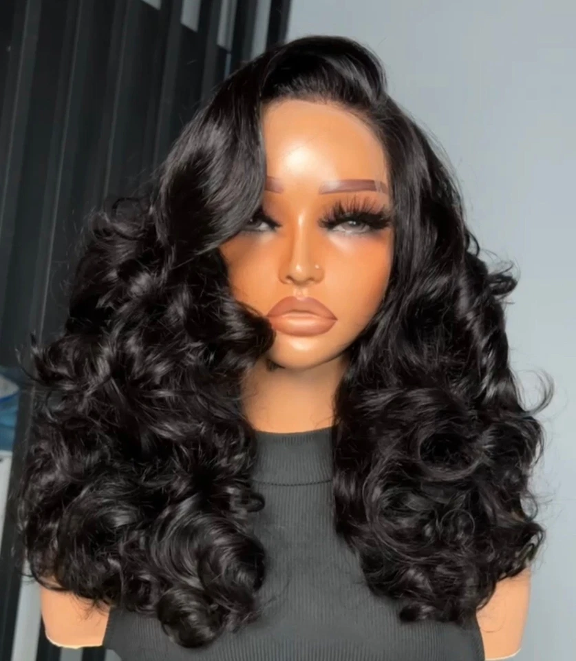 13x4, 100% Vietnamese Human Hair, SDD, HD Lace Frontal Wig,Bouncy, 250% Density - Image 3 of 4