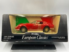 ERTL EUROPEAN CLASSICS 1:18 SCALE 1966 FERRARI 275 GTB 4 - BEAUTIFUL EXAMPLE!