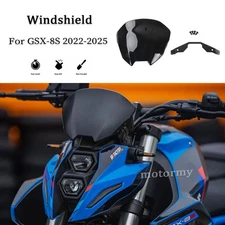 GSX-8S Windshields Sport Screens Wind Deflector Kit For Suzuki GSX-8S 2022-2025