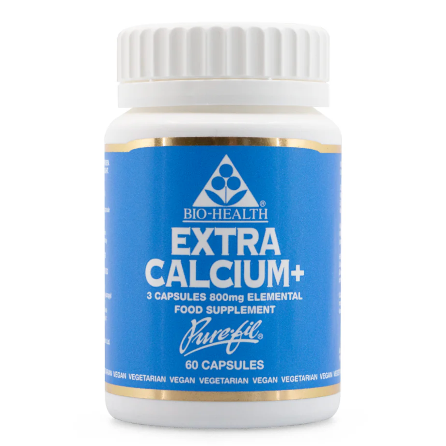 Bio Health Extra Calcium+ with Vitamin D 60 Vegan Capsules