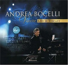 Vivere Live in Tuscany [CD/DVD] - Audio CD By Andrea Bocelli - GOOD