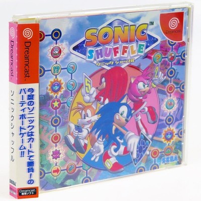SONIC SHUFFLE SEGA Dreamcast Japan Import DC Party board games NTSC-J Complete