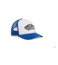  Vans Cappello Berretto Hat Classic Patch Curved Bill Trucker True Blu 