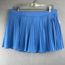 Lululemon Varsity HR Pleated Tennis Skirt Skort Pool Party Blue Prep Wmn 14 New