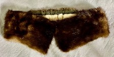 Vintage Genuine Dark Brown Mink Collar