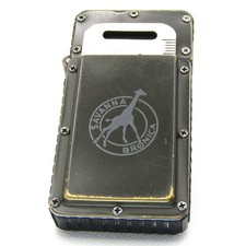 Briquet à huile Savanna Bronica vert foncé rare pas zippo