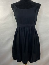 American Eagle Outfitters Black Open Back Mini Dress Unlined Size Medium