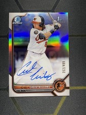 2022 Bowman #CPA-CW Creed Willems Chrome Prospects Autographs Refractor /499
