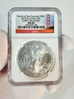2012-S AMERICAN SILVER EAGLE NGC MS69 EARLY RELEASES