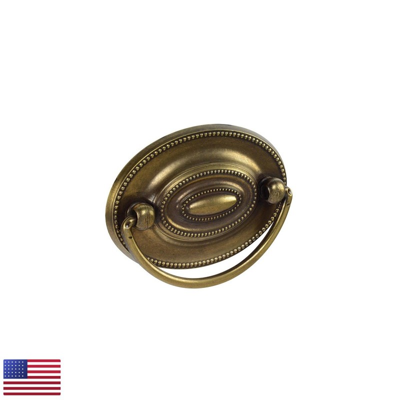 Knob Deals #1165 Dresser Pull Oval 2-1/4" c-c Antique English Finish 25 Pack