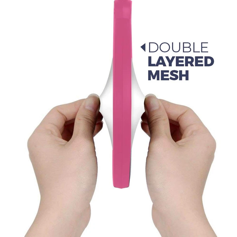 Dragonpad EE. UU. 6" Micrófono Estudio Pop Filtro con Abrazadera - Rosa/Blanco Foto 3 de 4