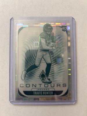 2025 Panini Phoenix - Contours Travis Hunter #15 Silver Pandora /249 (RC)