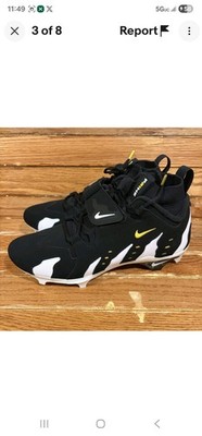 Nike Diamond Turf 96 TD Football Cleats DT 96 Black White HJ3360
