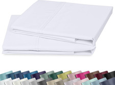 Standard Queen Size Pillowcase Set - 400 Thread Count, 100 Cotton Sateen, Set