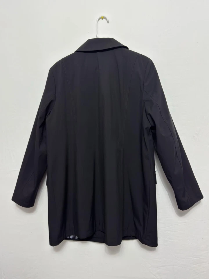 Chaqueta Dennis by Dennis Basso Negra XL Botones Dorados Forrada a Cuadros (C4)!! Foto 3 de 4