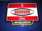 Vintage Genesee { Plastic } Beer Light Up Sign - Tested - MINT Condition LOOK