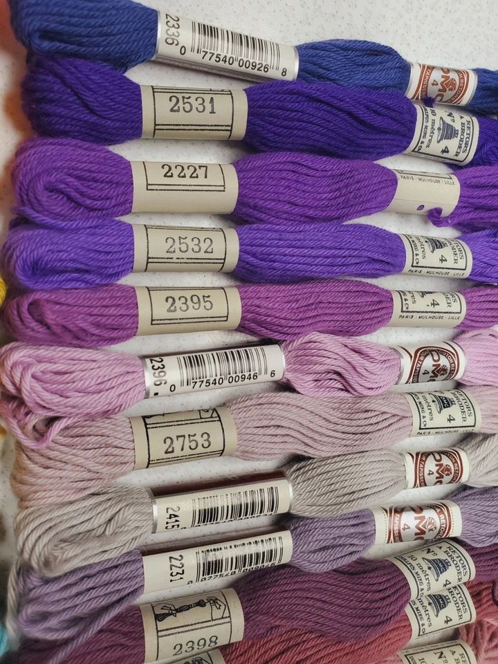 30 DMC Retors #4 Embroidery Floss Lot of 30 Different Colors - Image 2 of 4