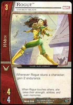 Rogue, Energy Drain - X-Men Starter Deck - Vs System