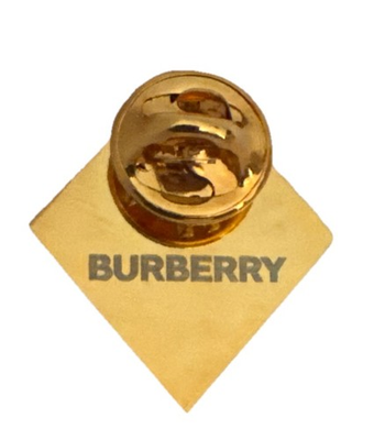 #ad Burberry Golden Brass Pin Diamond Shape $25.00