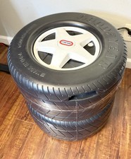 Vintage Little Tikes Goodyear Racing Tire Toy Box Chest Made In USA 