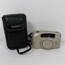 Yashica Kyocera Elite 105 Zoom Quartz Point Shoot 35mm Film Camera Tested WORK