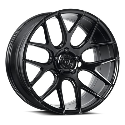 Dolce Monza Gloss Black Wheel 5x112 19x8.5 +28et High Performance Rim