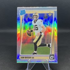 2021 Donruss Optic #227 Ian Book Holo Prizm Silver Saints Rated Rookie RC