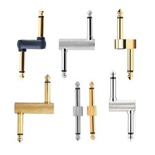 4Pcs Male to Male Offsets Plugs Adaptor Connector for Effect Pedalboard