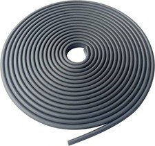 Rubber Edge Trim, 1/4" U Channel Edge Trim, Edge Protector for Plywood, Glasses